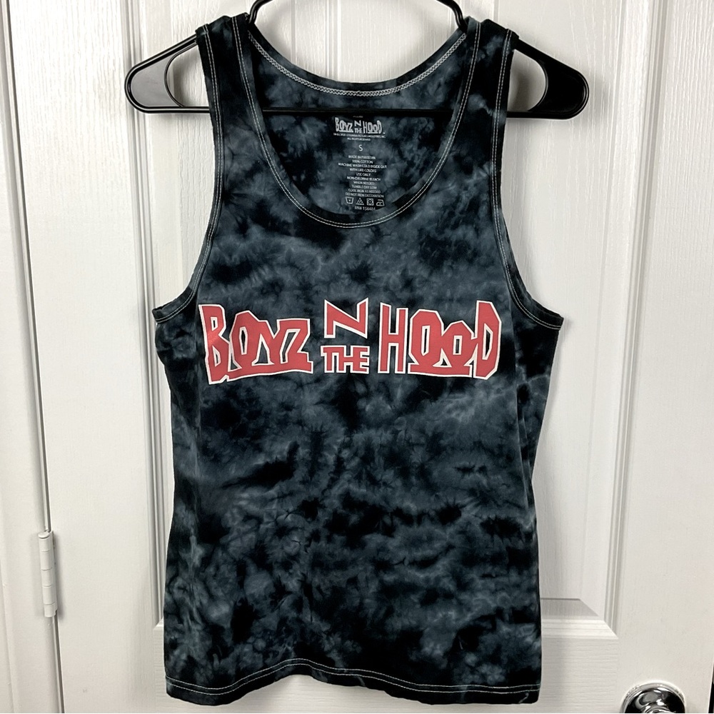 Pre-Owned Boyz N The Hood Men’s Tie Dye Muscle Shirt (Tank Top), Size S